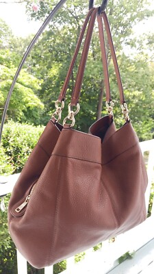 Coach F23551 Milk Chocolate Brown Lexy Triple Compartment Shoulder