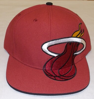 NBA Miami Heat Flat Brim Snapback Hat