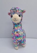 TY Beanie Boos Flippables Lola The Llama Plush Toy 21cm New With Tags PP1Z