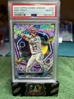 PSA 10 Mike Trout 2023 Topps Cosmic Chrome Nucleus Refractor Los Angeles Angels