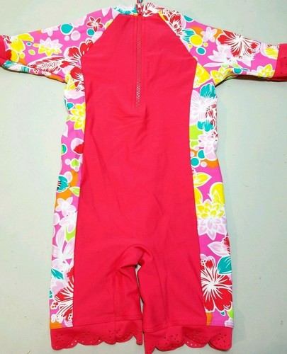 George Davies Toddler Girls Swimsuit Size 1.5-2 years Pink Floral Summer 1pc - Picture 5 of 5