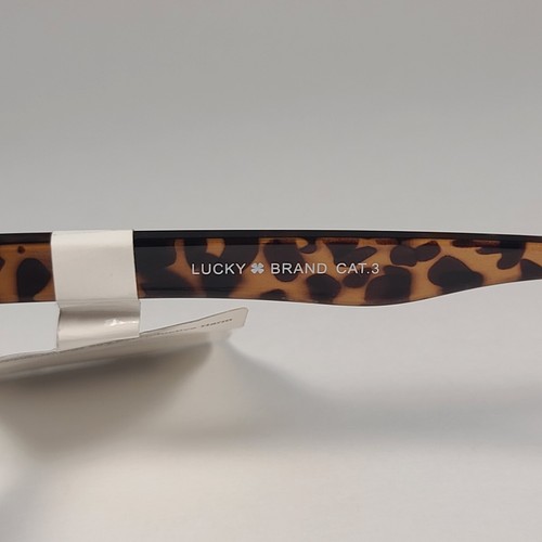Lucky Brand Twilight Square Sunglasses Frame Brown Tortoise Frame Brown Lens 52 - Picture 8 of 11