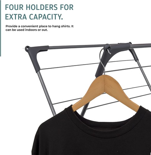 Three-Tier Folding Rack 36 Thickened Sock Hanger Radiator Laundry Clothes Airer - Picture 11 of 30