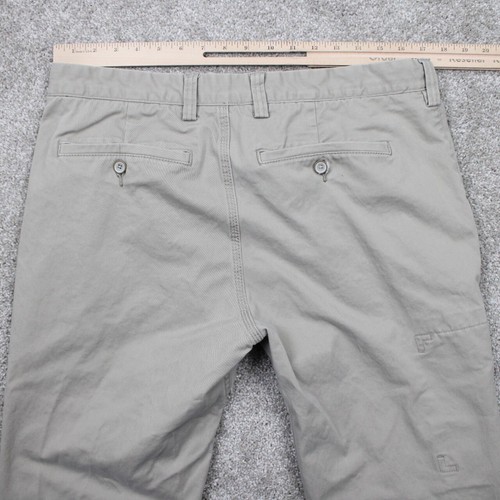 Duluth Trading Pants Mens 34x32 Beige Ballroom Duluthflex Trim Fit Stretch - Picture 7 of 13