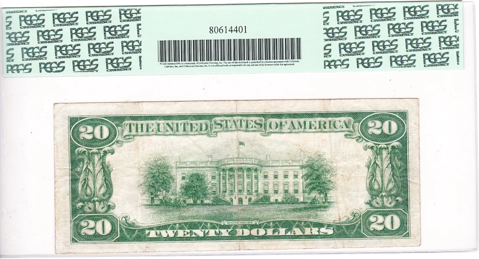 $20 1929 T1 National MARIETTA Ohio OH 🇺🇸 PCGS Grade 25 🇺🇸 - Image 2 of 2