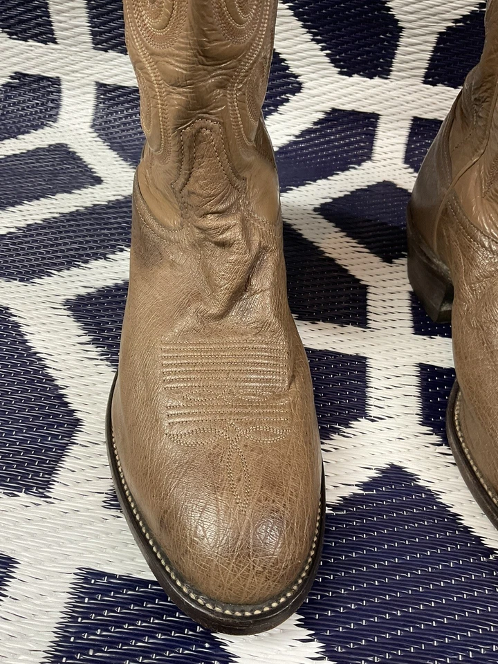 Botas de Vaquero Tony Lama De Colección Para Hombres Cuero Marrón Talla 8.5 Estilo U84314 Foto 2 de 4