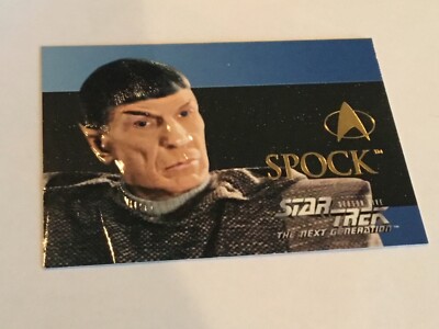 Spock Data Card Star Trek The Next Generation Season 5 Spock Embossed Card S29 Skybox ...