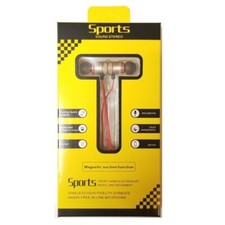 S9 Wireless Stereo Magnetic Sports Headset With Mic GOLD