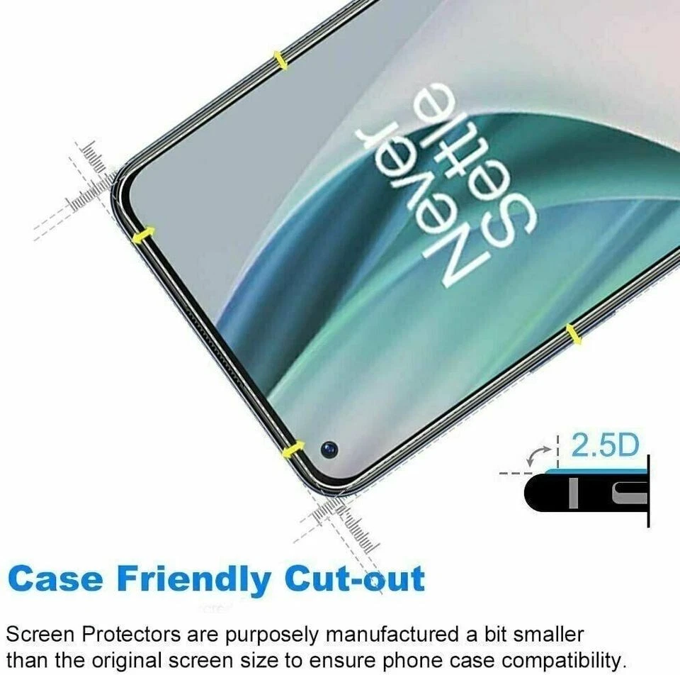 F049 Screen Protector For One Plus 8T+/9/N10/N100 Nord 100 Glass - Image 4 of 4