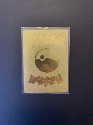 Pikachu Gold Foil Fan Art Pokemon Card 075/073 Card NM | eBay