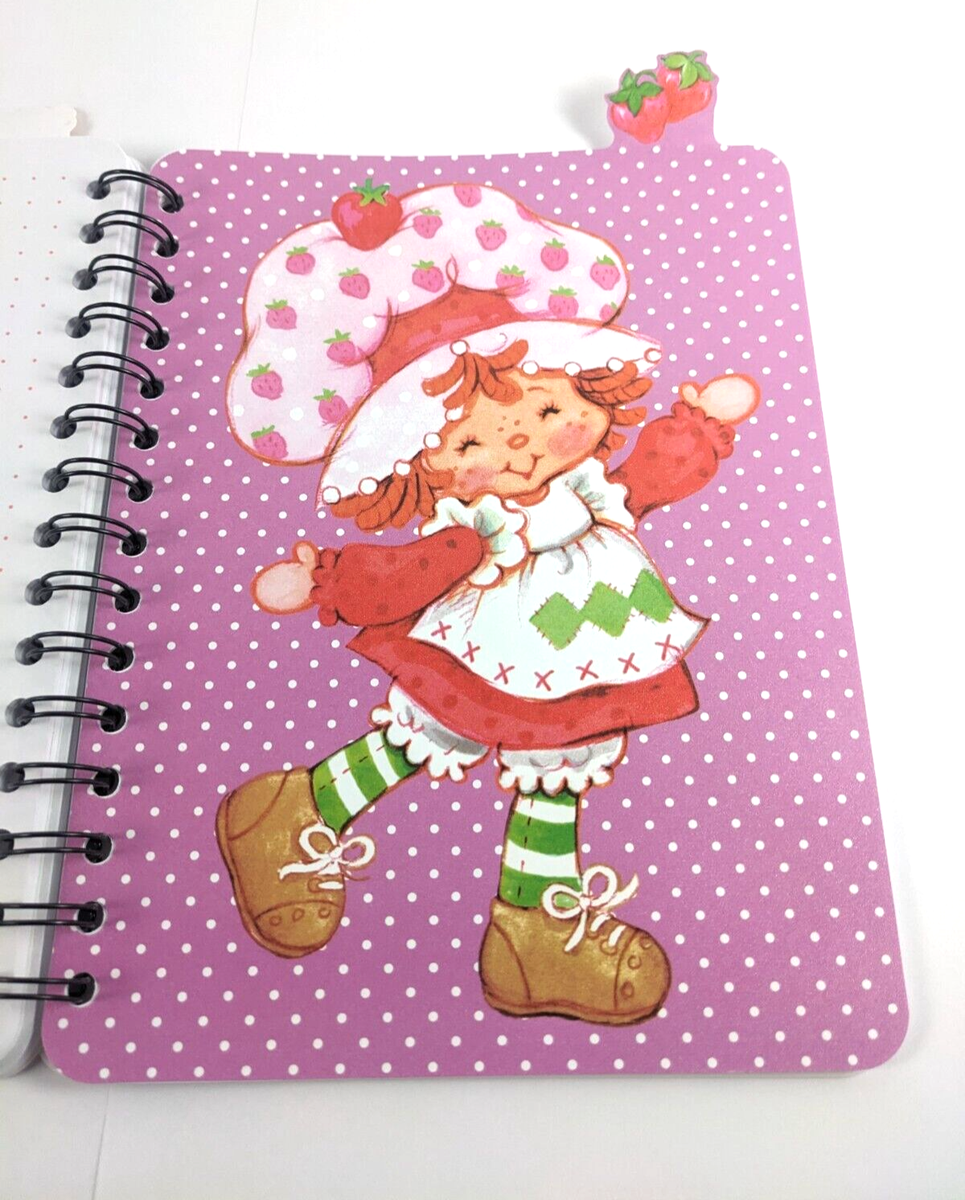 Strawberry Shortcake Vintage Style Notebook Small Pink