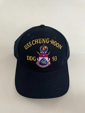 The Corps USS Chung - Hoon DDG 93 Blue Baseball Cap Hat One Size