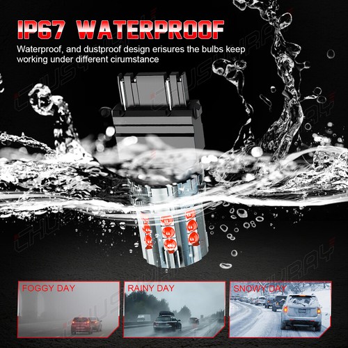 2x 3157 4157 LED Brake Tail Stop Signal Light Bulb Red For Ford Focus 2000-2018 - Bild 9 von 12