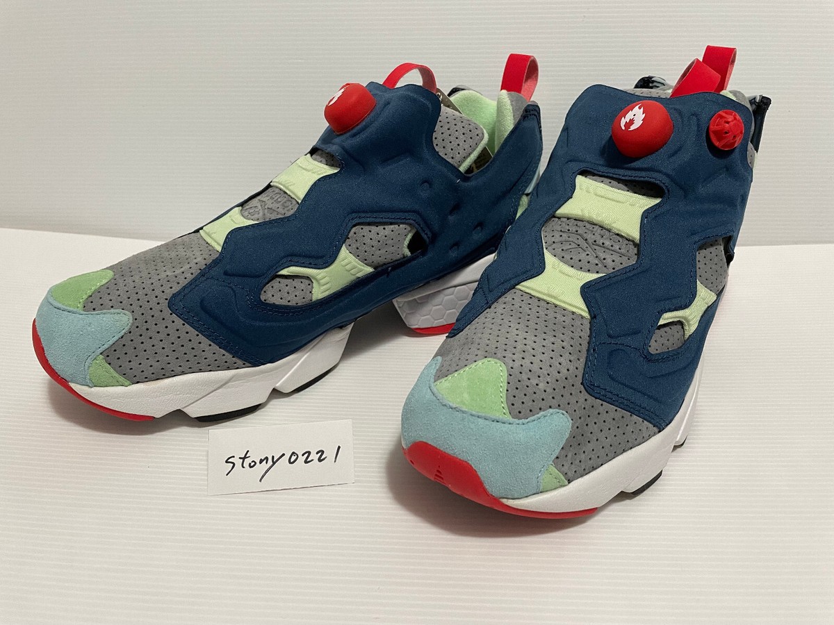 Size 9 - Reebok Instapump Fury OG x Hanon Blue/Cool/Gray/Red/Sea 