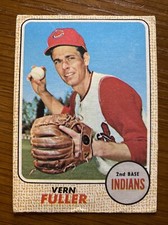 1968 68 OPC O-Pee-Chee Baseball Card #71 Vern Fuller, Cleveland Indians