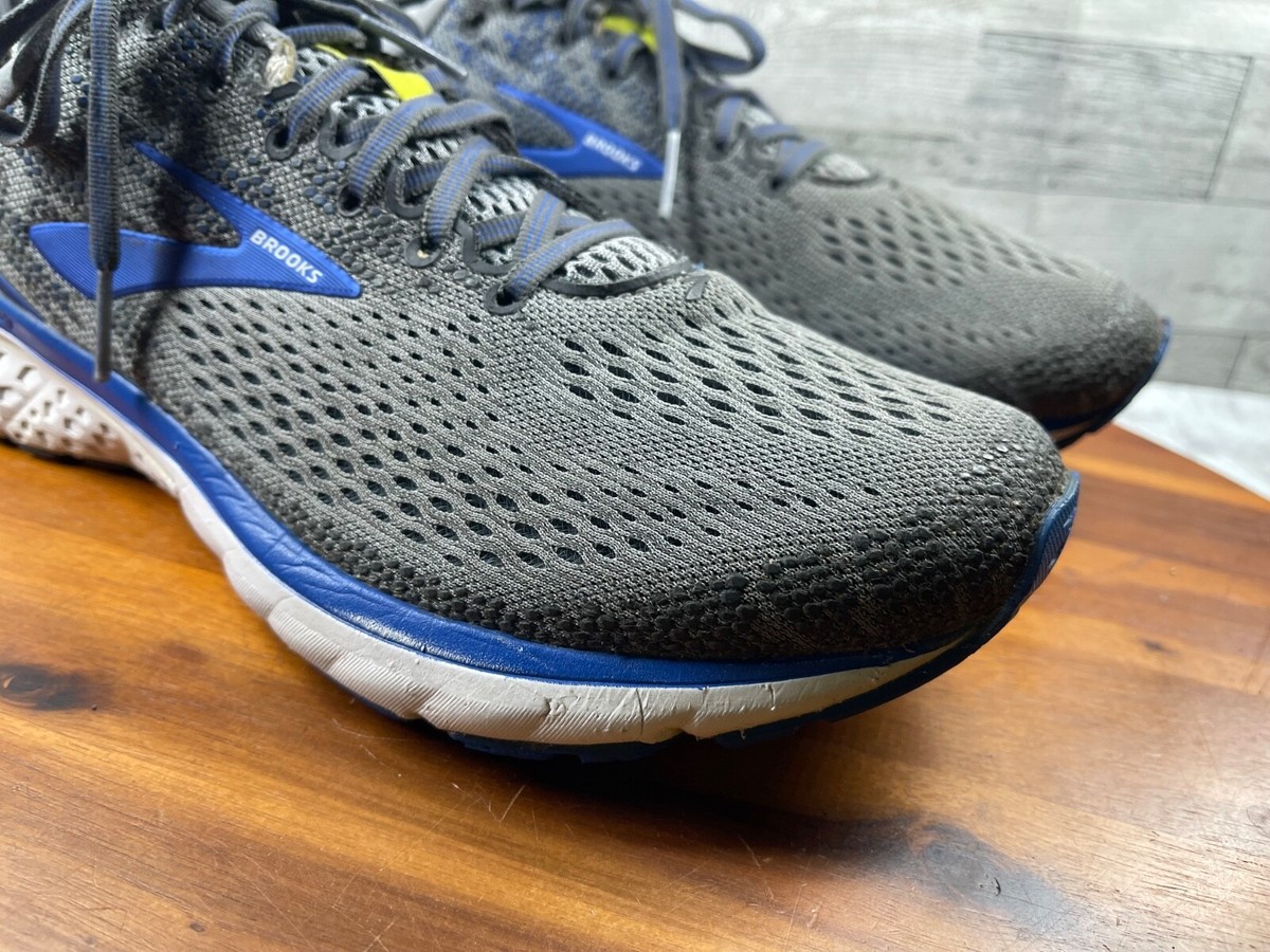 Brooks Sneakers Men 12M Ghost 11 Running Shoes Gray Blue  display picture 1