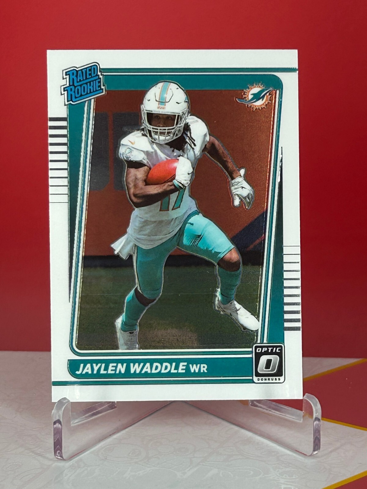 2021 Panini Donruss Optic - Rated Rookie Jaylen Waddle #208 (RC)