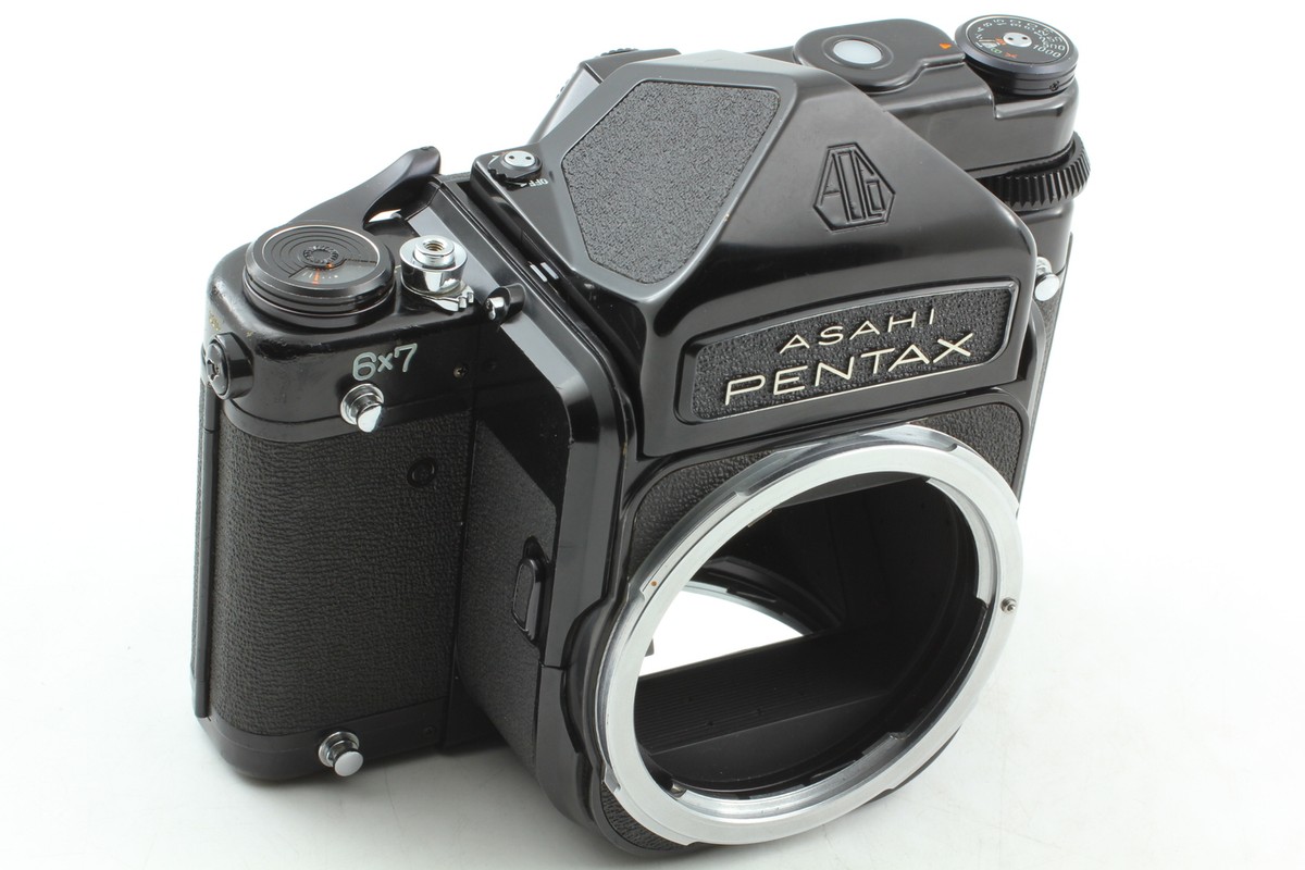 ❁完動品❁Pentax 6×7 TTL ミラーアップ 105mm F2.4 N MINT w/Grip] Pentax 6x7 TTL M-Up Film Camera Body SMC T