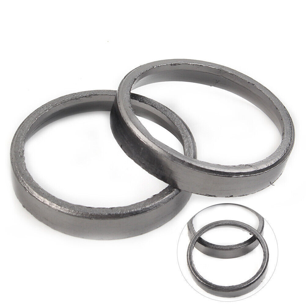 2Pcs Exhaust Gaskets Seals Fit Harley Davidson Evo & Twin Cam