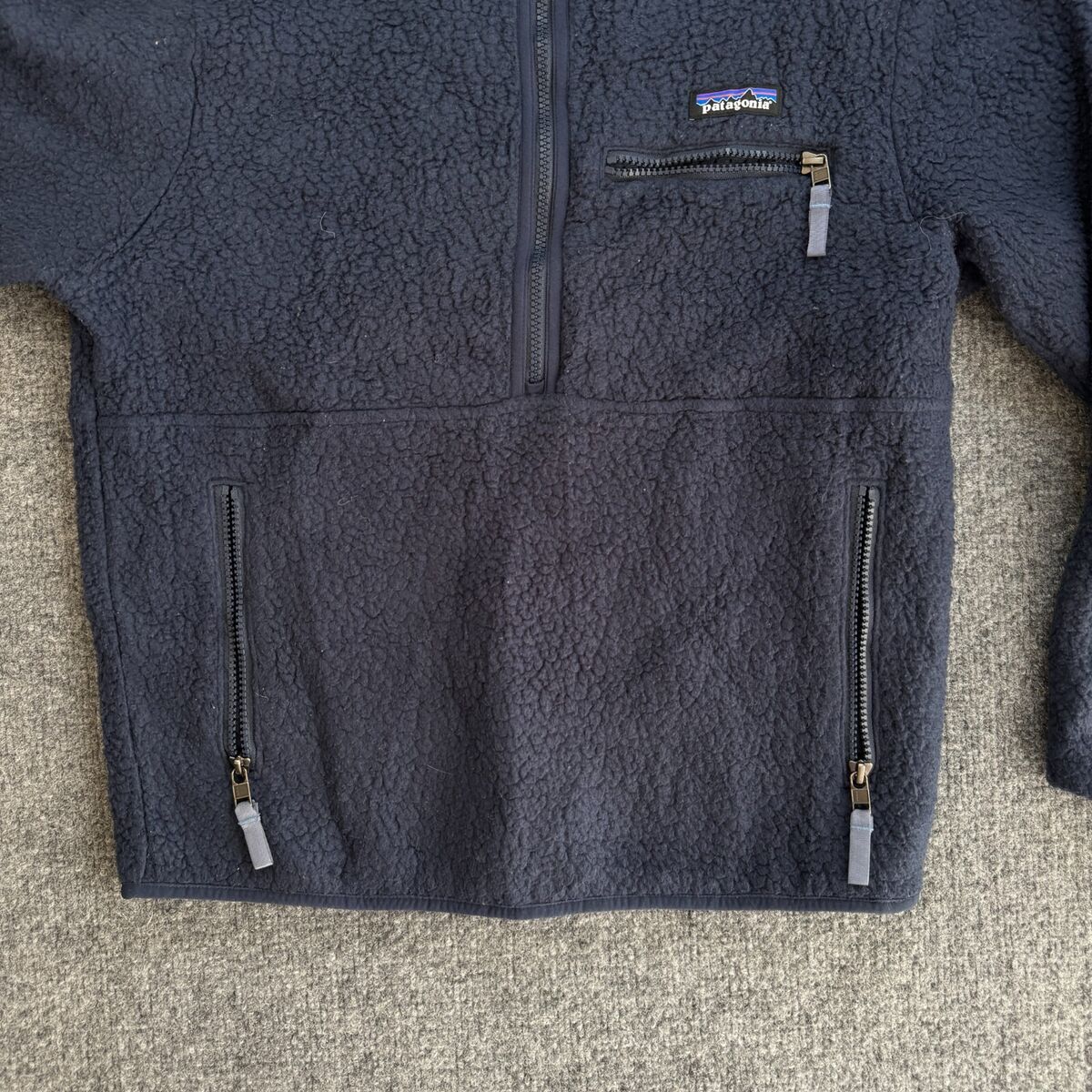 Patagonia Jacket Fleece Retro Pile Navy Blue Women's Small Patagonia Jacket Fleece Retro Pile Navy Blue Women's Small