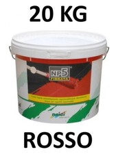 Guaina Liquida Fibrata Impermeabilizzante Terrazzi NAICI NP5 20Kg Rossa