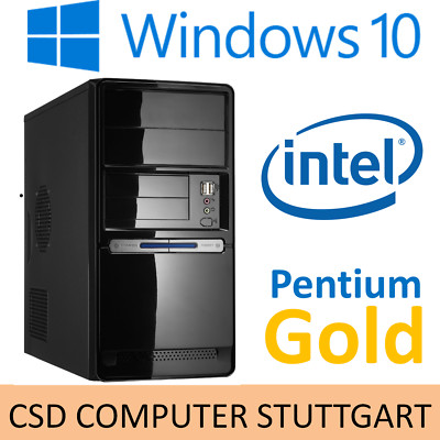 OFFICE KOMPLETT-PC INTEL PENTIUM GOLD G6400 2x 4,0GHz- 8GB - Windows 10