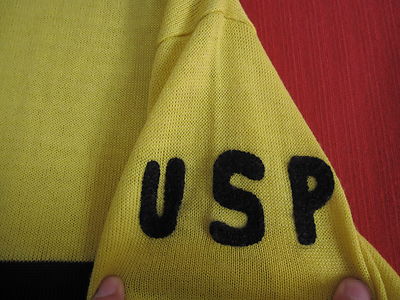 Maillot Cycliste Vintage OURSPORT - USP Cycles Aliments SABAB - Années 70 - Taille ?