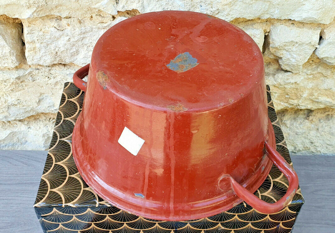 POT EN TOLE Emaille - Sucre - Cuisine - Ancien - Vintage EUR 13,00