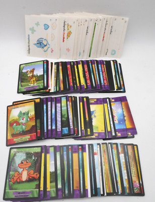 Neopets TCG Cards 2008 Karten Konvolut Neopets Species Sticker Enterplay