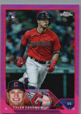 2023 Topps Chrome #16 Tyler Freeman Pink Refractor