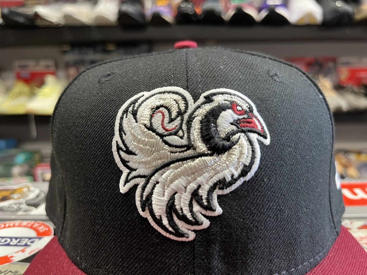 New Era Idaho Falls Chukars Minor League Black Fitted Hat Cap Size