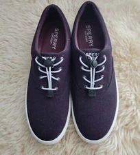 Sperry Top-Sider Wahoo Multi-Knit CVO Men's Purple Sneaker Size 11.5 M