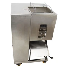 110V Double 6mm Blades Shredded Meat Slicer Cutting Machine 500kg/h 750W*2