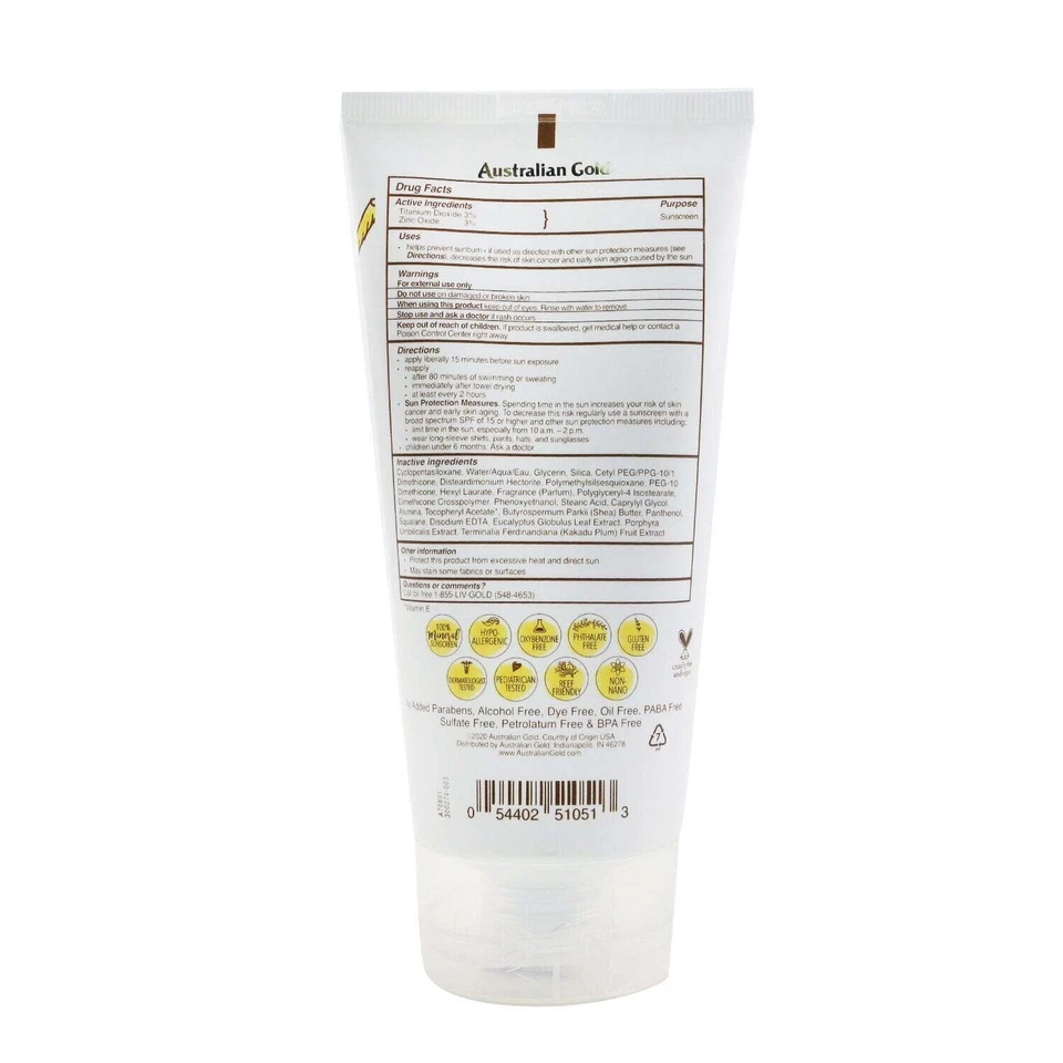 Australian Gold Botanical Mineral Sunscreen SPF 30 147ml/5oz - image 3 of 3