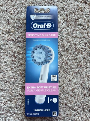 ORAL-B Sensitive Gum Care Replacement Brush Head Extra Soft Bristles ￼