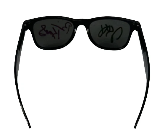 Gafas de sol Brian Knobbs Jerry Sags autografiadas enmarcadas WWE WWF JSA Nasty Boys Foto 3 de 4
