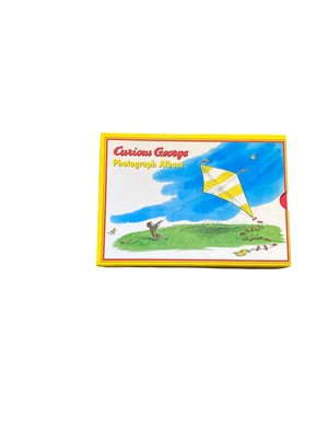Curious George Photograph Album Baby Kids memories 3 Books & Cover - Never Used
