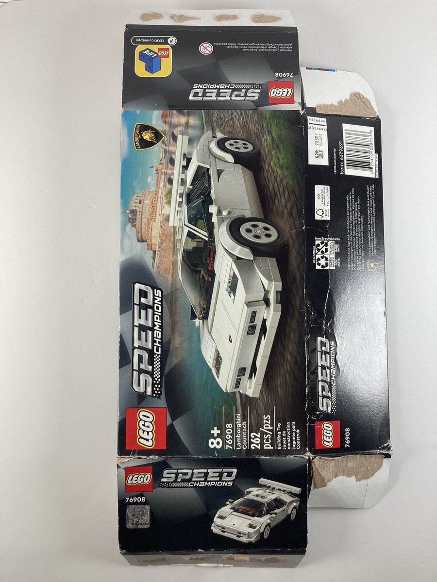 LEGO 76908 Lamborghini Countach Incomplete With Box And Manual | eBay