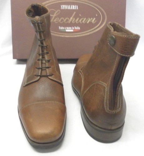 Paddock Ankle Boots by Stivaleria Secchiari Leather Cotto Brown Euro size 41 1/2 - Picture 7 of 10