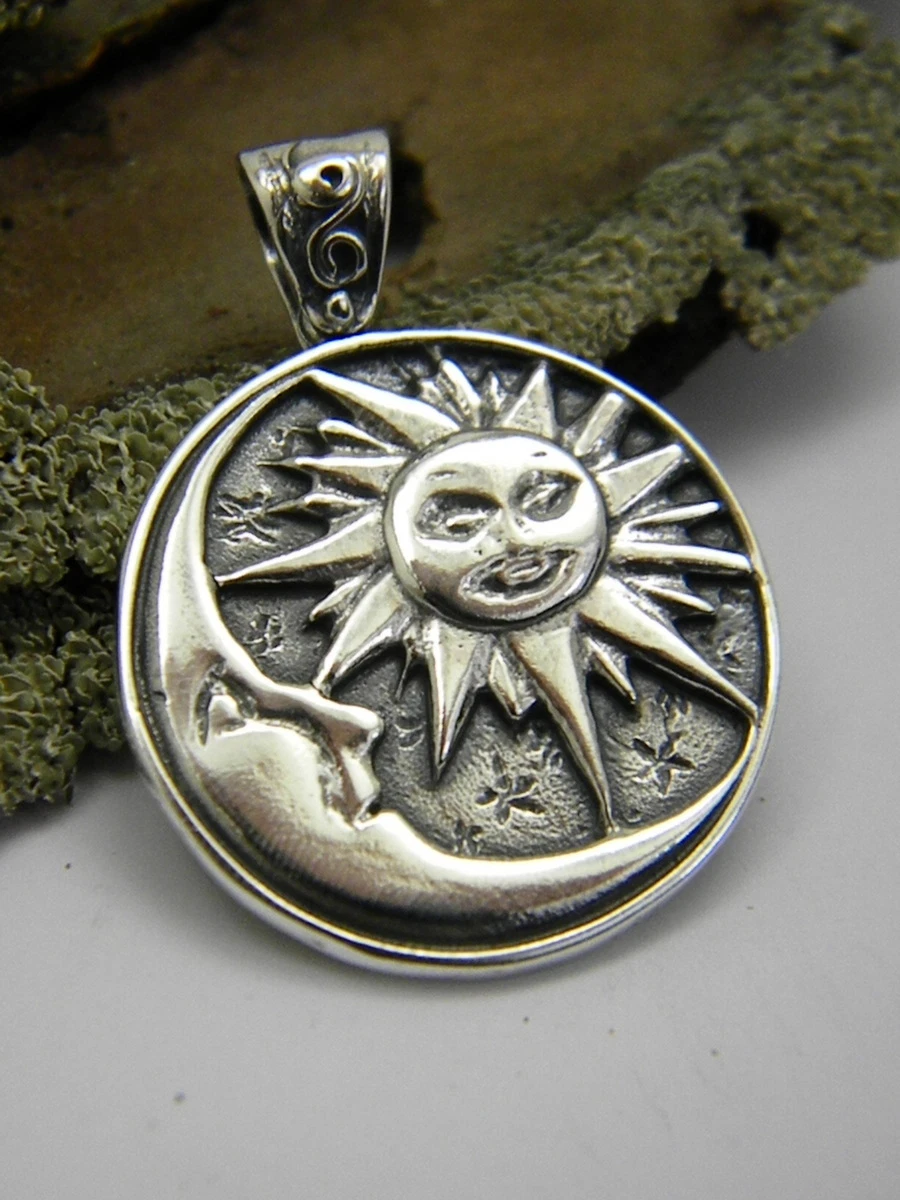 Sun and sale moon pendant