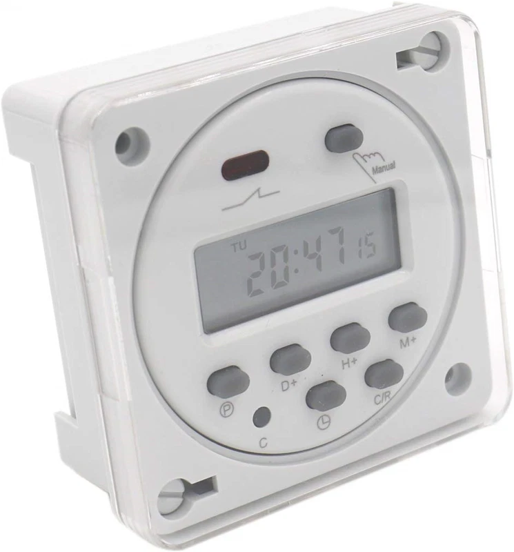 TIMER DIGITALE PROGRAMMABILE 12V - Immagine 3 di 4