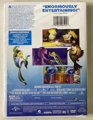 Shark Tale New Sealed DVD 2004 Will Smith Jack Black Renée