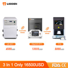 Dental 5Axis Zirconia Milling Machine&Stove&Vacuum Cleaner CAM Sintering Furnace