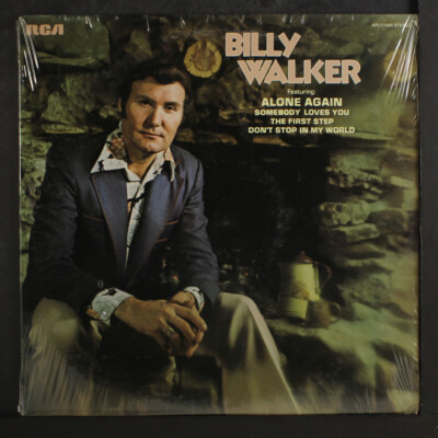 BILLY WALKER: alone again RCA 12'' LP 33 RPM Sealed