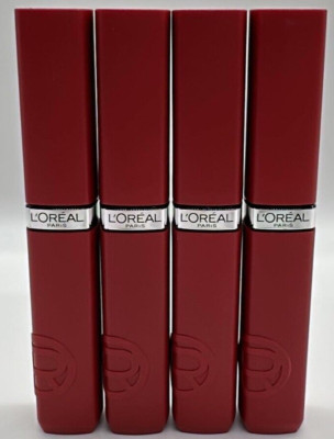 4PK L'Oreal Infallible Le Matte Resistance 16 HR Lipstick ~ 420 Le Rouge Paris