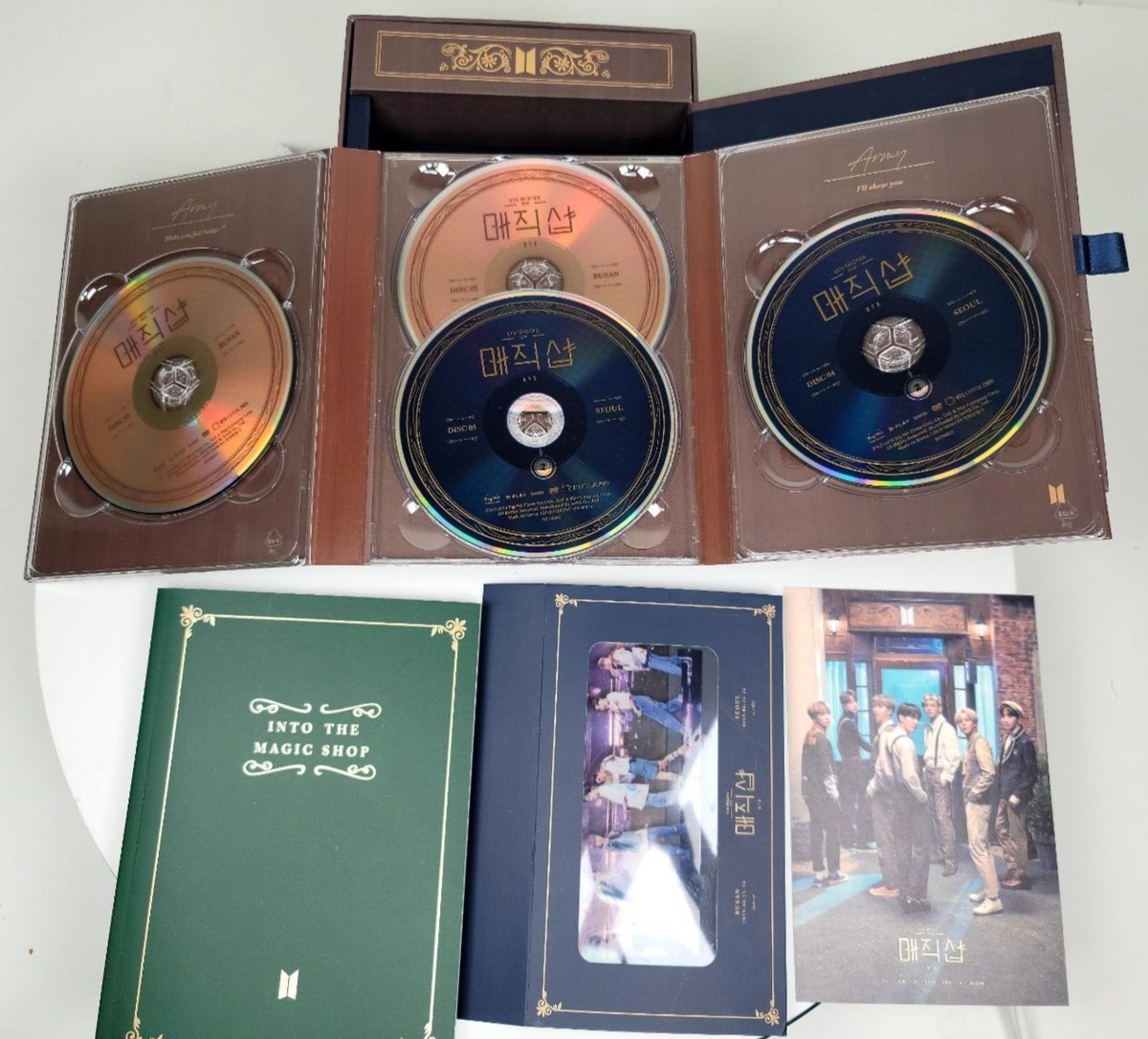 BTS 5th MUSTER Magic Shop DVD 4DVD+Photobook+Pop Up Box+NO