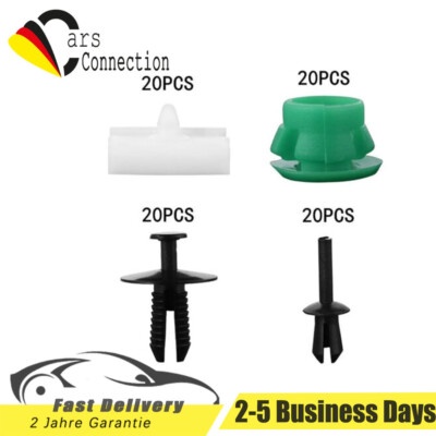 80x Befestigung Clips Kit Seitenschweller für BMW 3er Serie E32/E36/E46/E90/E91