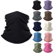 Winter Polar Fleece Neck Warmer Gaiter Cold Weather Windproof Mask for Men Women