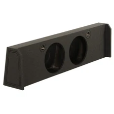 QPOWER DUAL HOLE 12" DOWNFIRE SUB BOX ENCLOSURE FOR 2009-2019 F-150 SUPER CREW