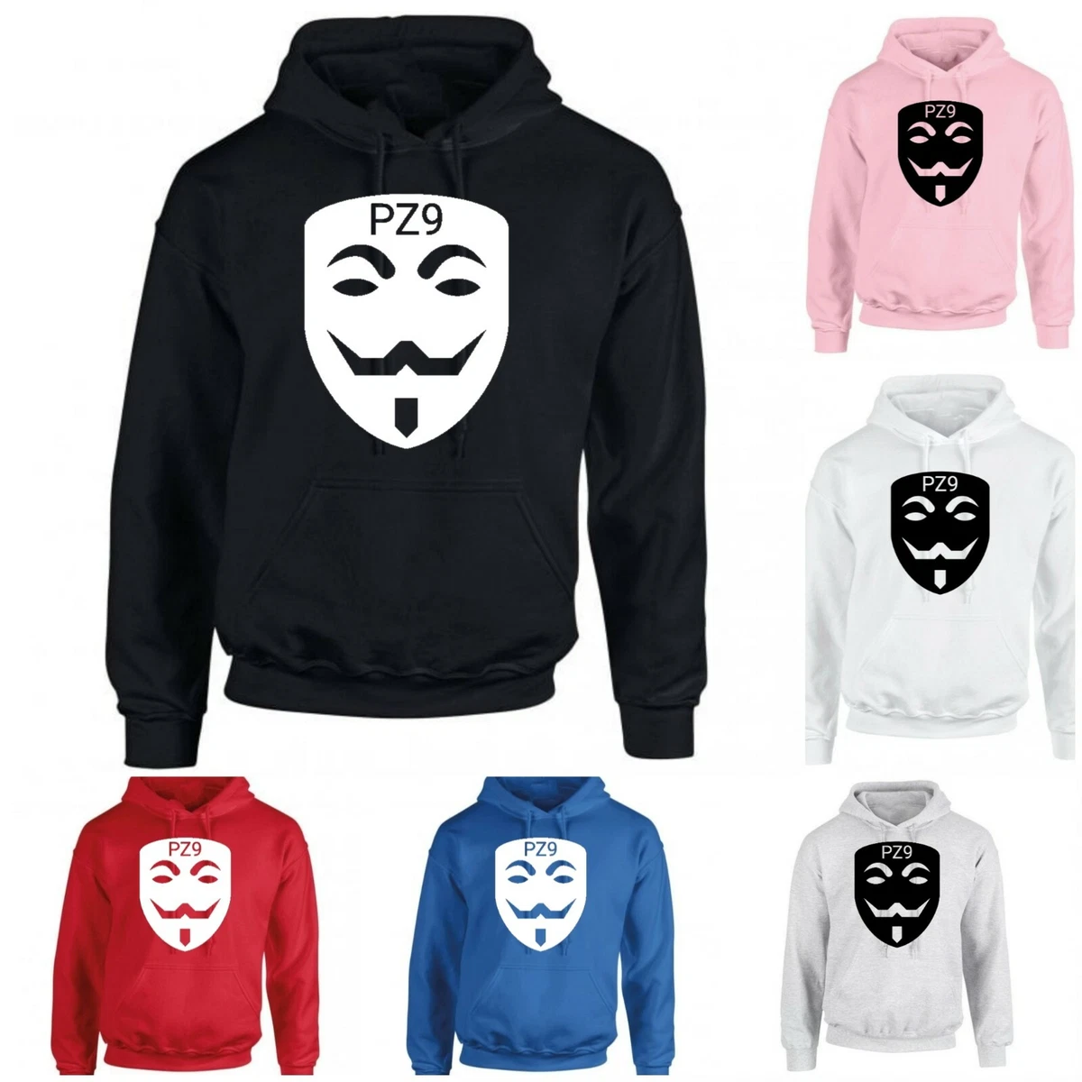 PZ9 project zorgo anonymous hacker musk youtuber gamer gaming kid s adult hoodie